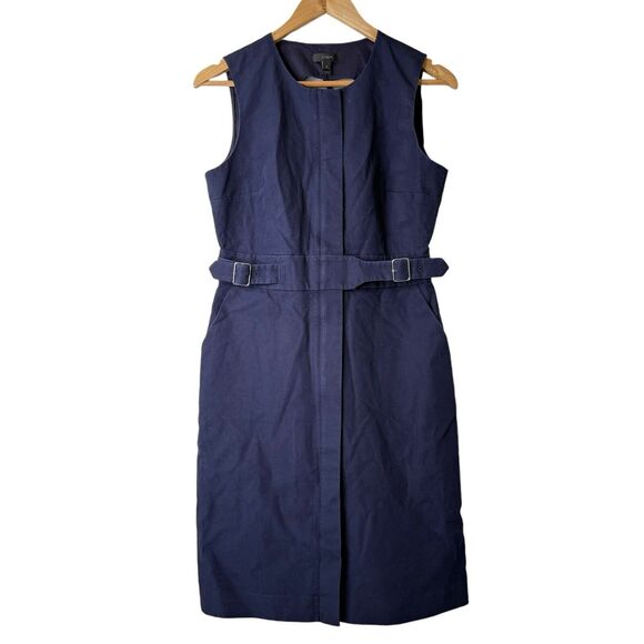 J.CREW Dresses & Skirts - J. Crew Blue Sleeveless Sheath Dress